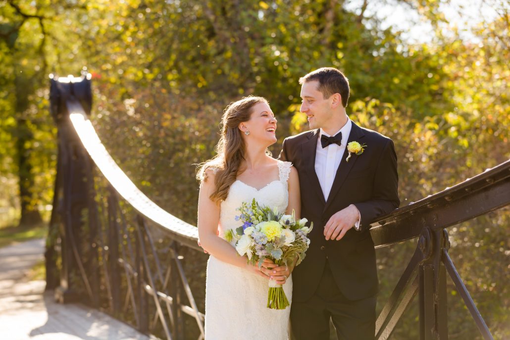 Couple in Forest Park, St. Louis, Missouri during the Golden Hour